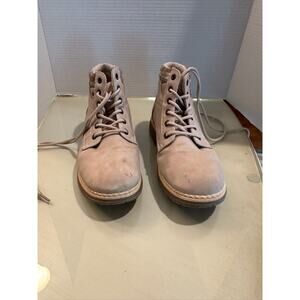 Anjou Femme Womens Hiking Snow Boots Lace Up‎ Round Toe Ankle Fleece Lined